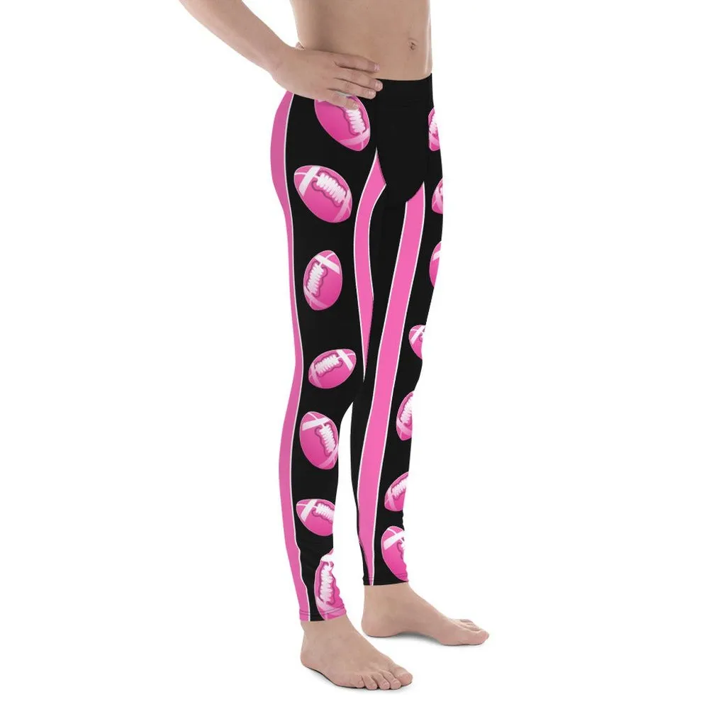 Pink Football Men's Leggings