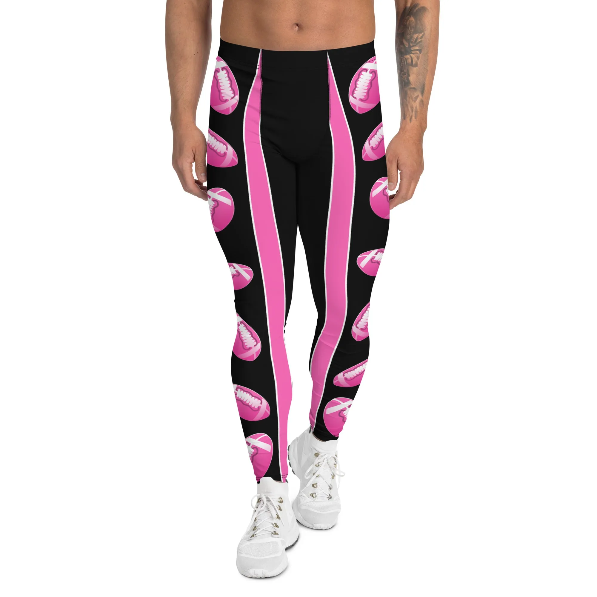 Pink Football Men's Leggings