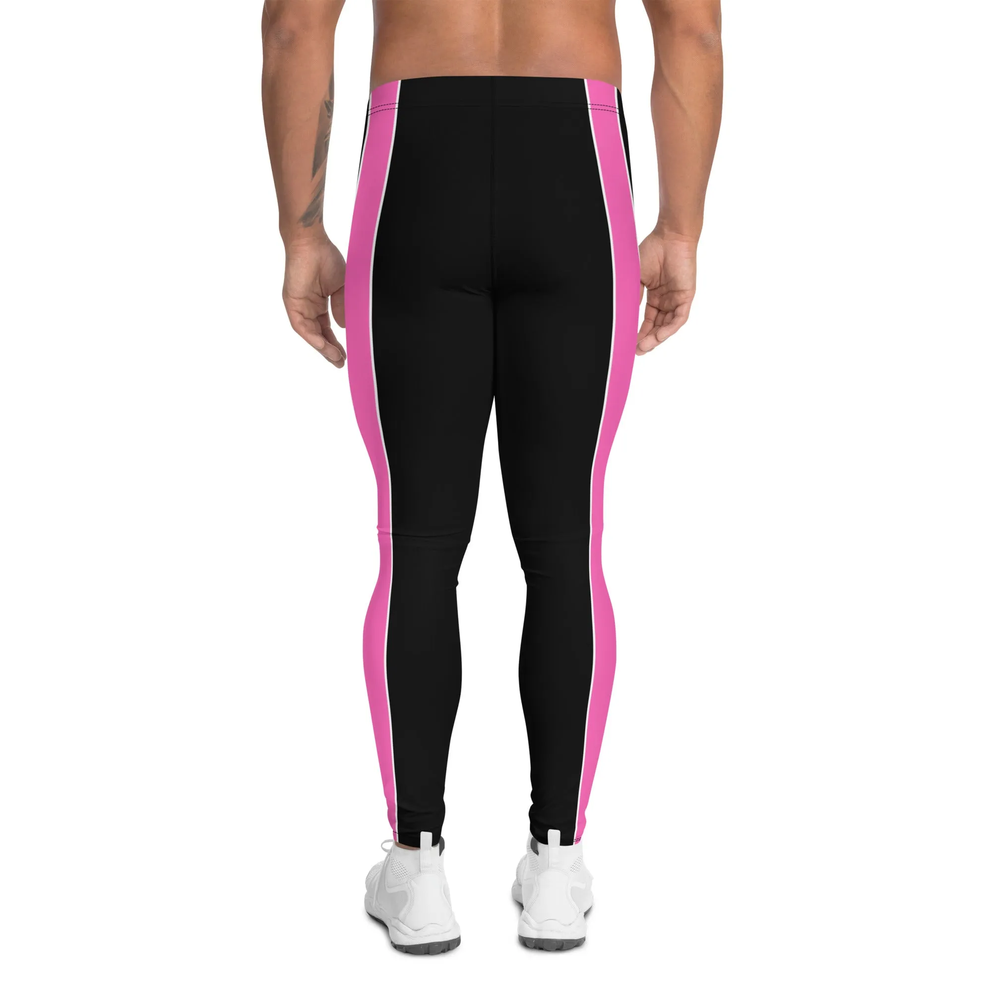 Pink Football Men's Leggings