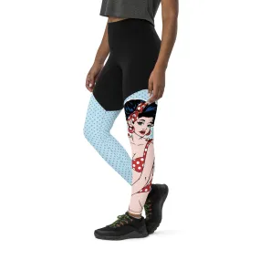 Pinup Girl Compression Leggings