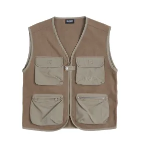 Pleasures Men Beagle Hunting Vest Khaki