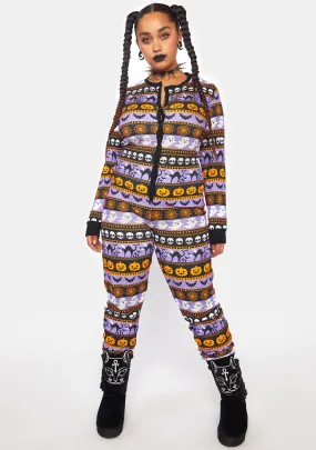 Plus Night Of Spooks Thermal Onesie-