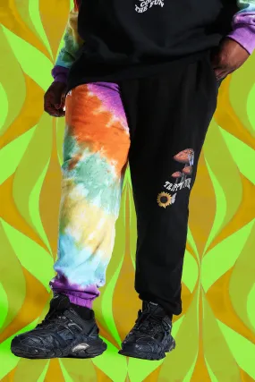 Plus Size Regular Ofcl Man Tie Dye Joggers