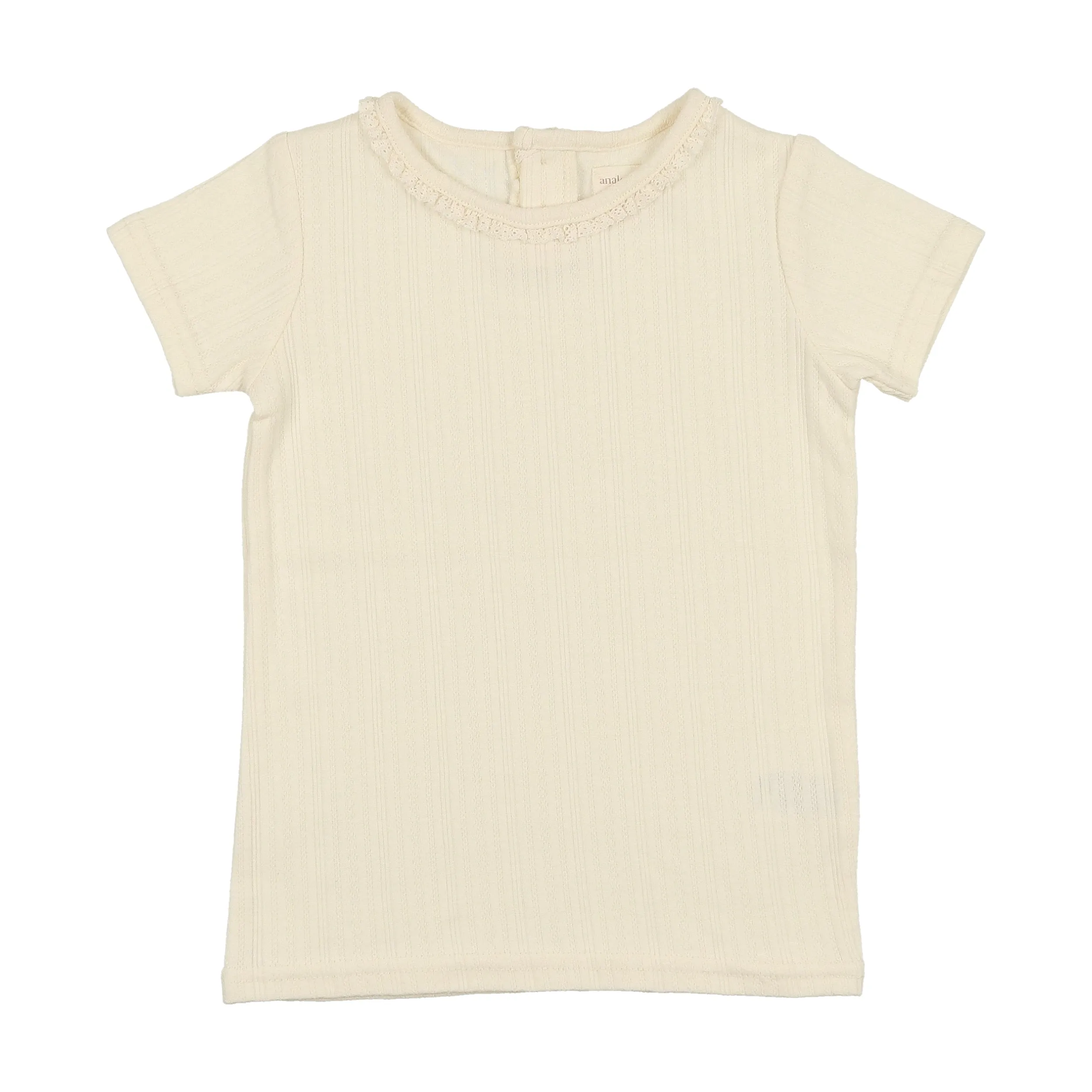 POINTELLE TEE SHORT SLEEVES