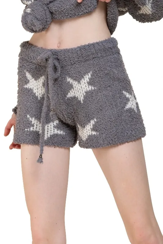 Pol Dazzling Star Fleece Lounge Shorts