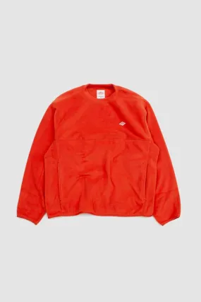 Polartec Fleece Zip Pull Over - Orange