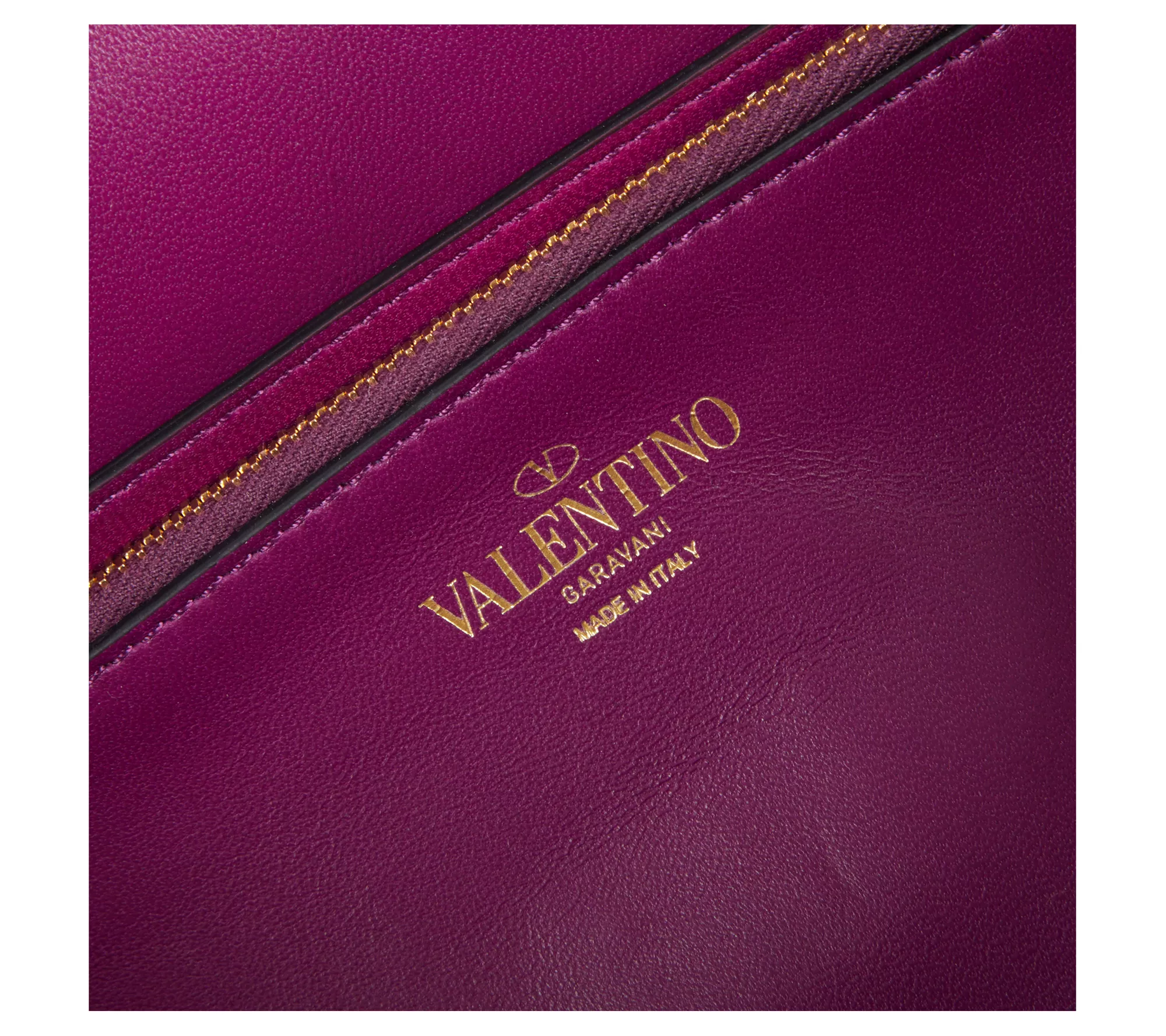 Pre-Owned Valentino Stud Sign Shoulder Bag, Prune