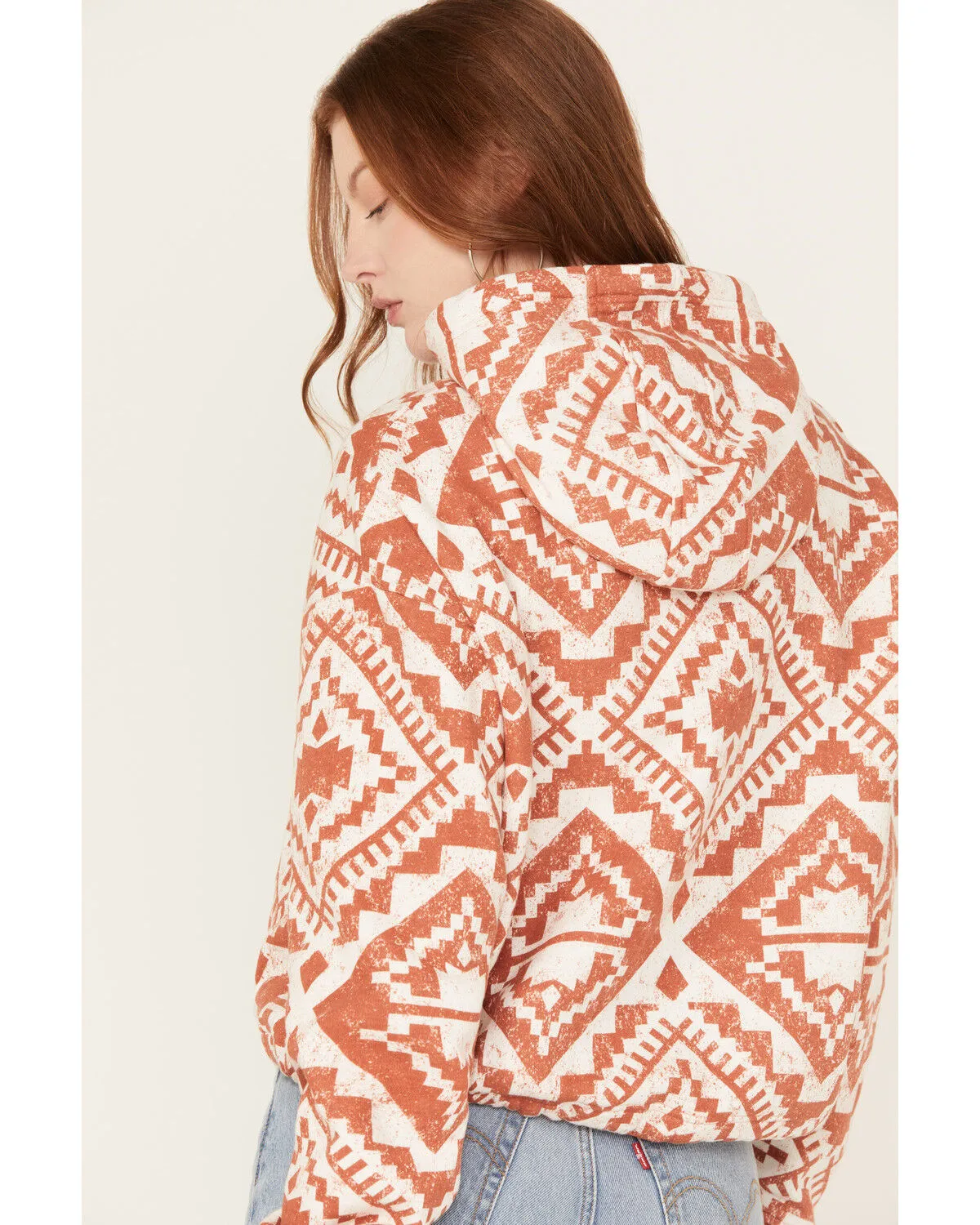 Product Name:  Wrangler Retro Women's Logo Southwestern Print Hoodie