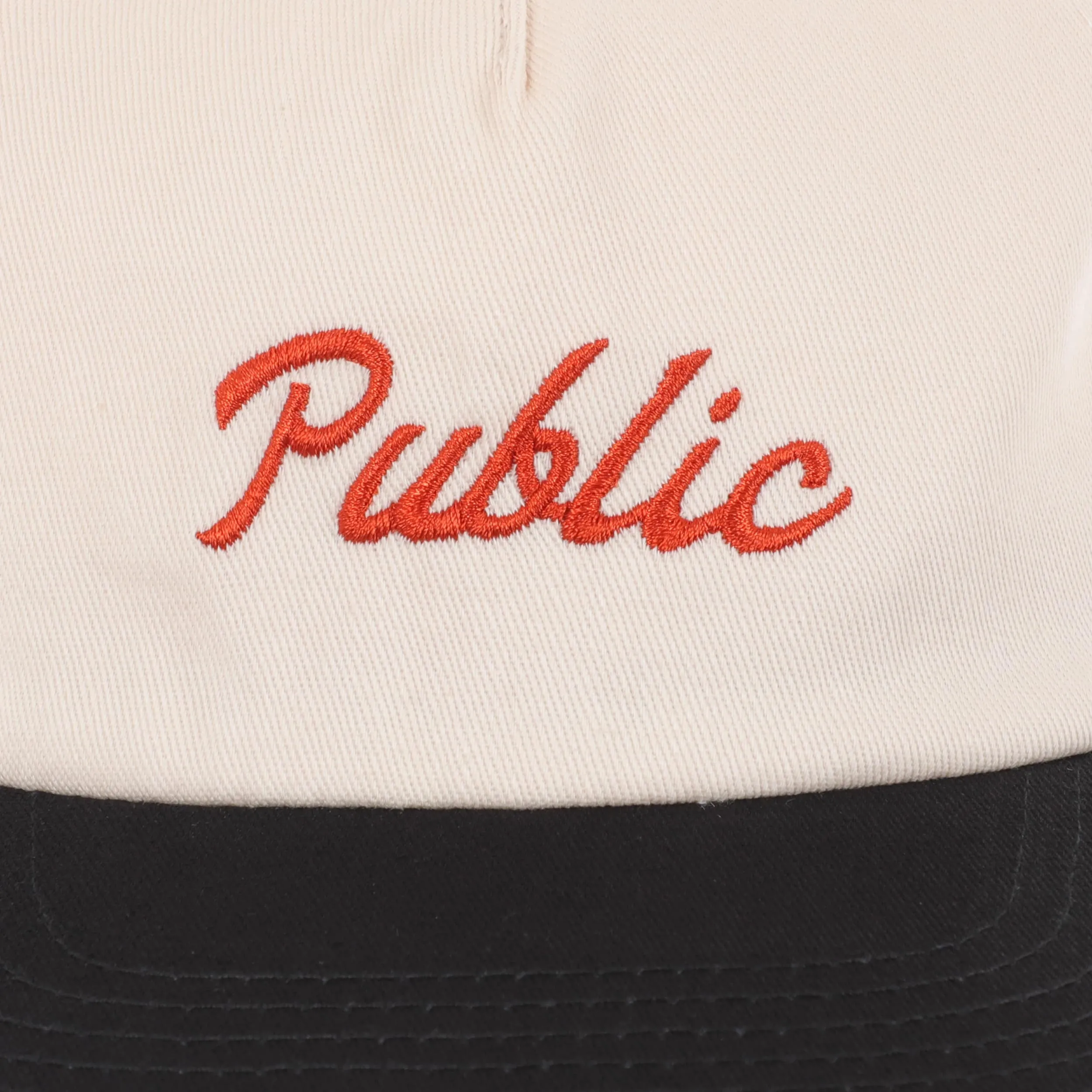 Public Event Embroidered Strapback Hat