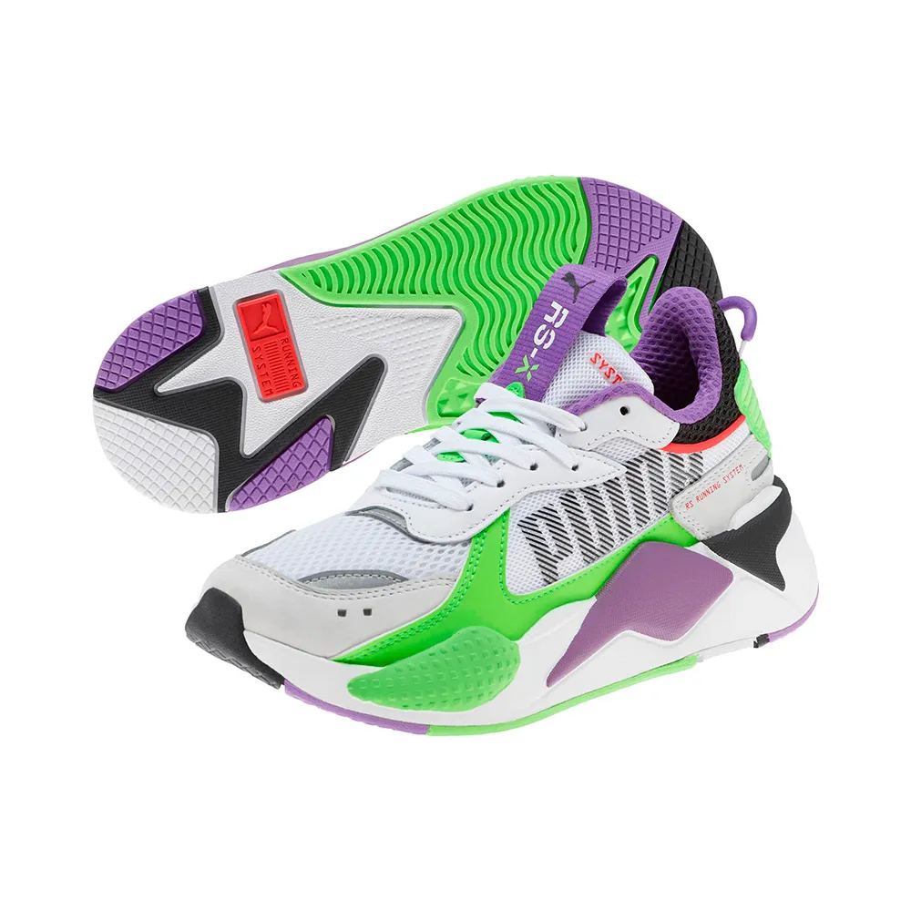 Puma RS-X Bold Sneakers White / Green Geko / Royal Lilac