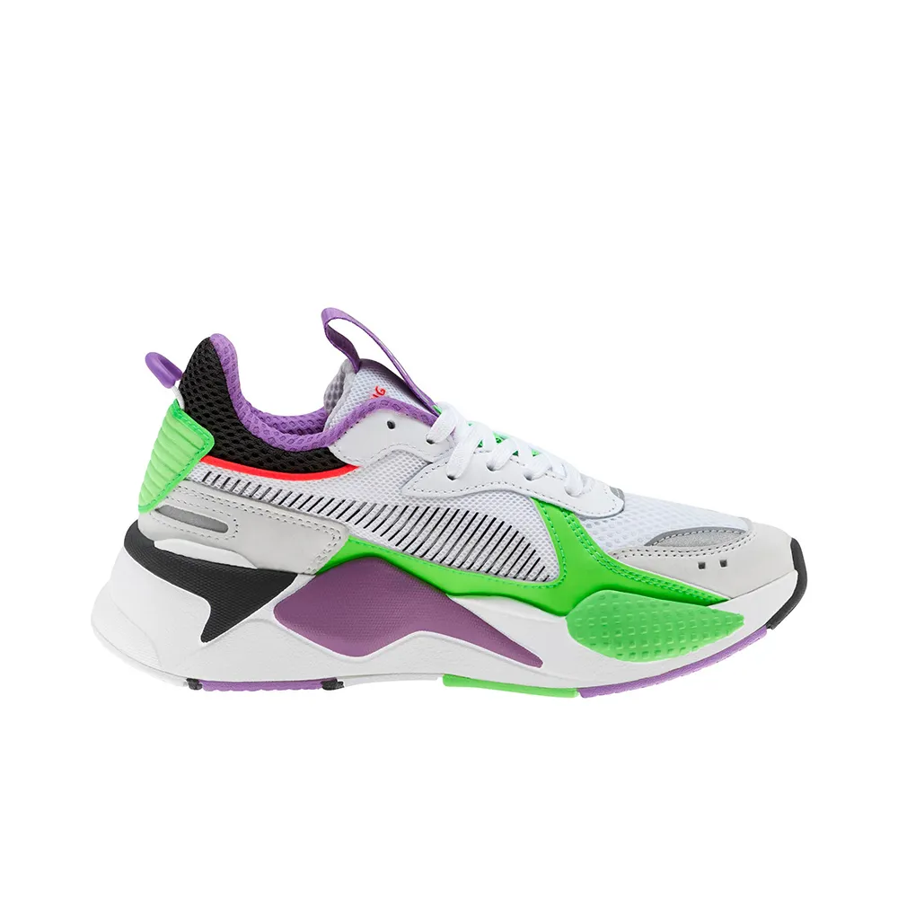 Puma RS-X Bold Sneakers White / Green Geko / Royal Lilac