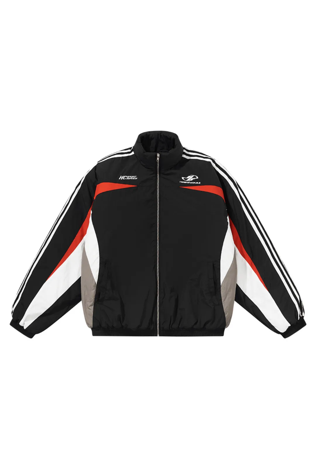 Racing Striped Logo Jacket