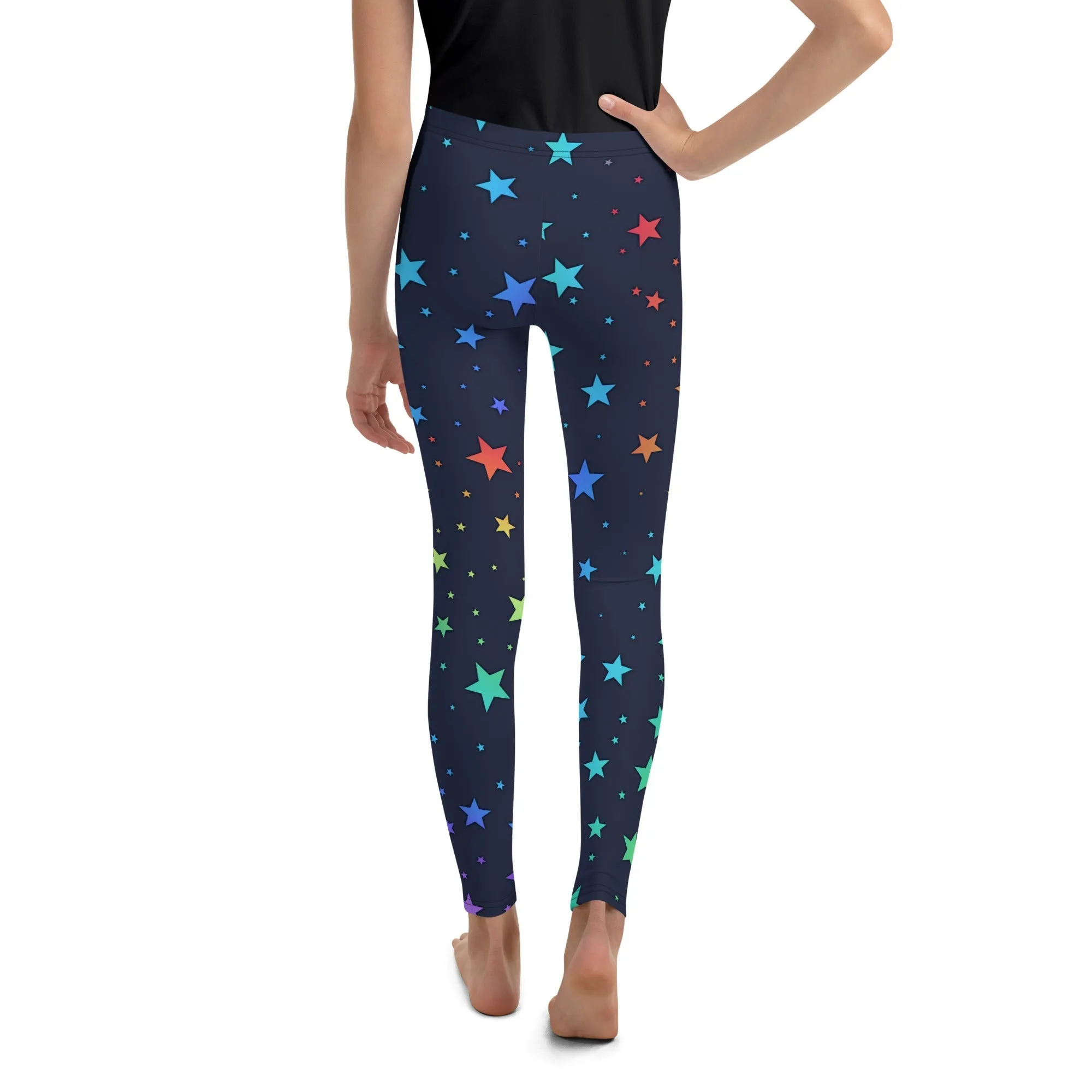 Rainbow Stars Youth Leggings