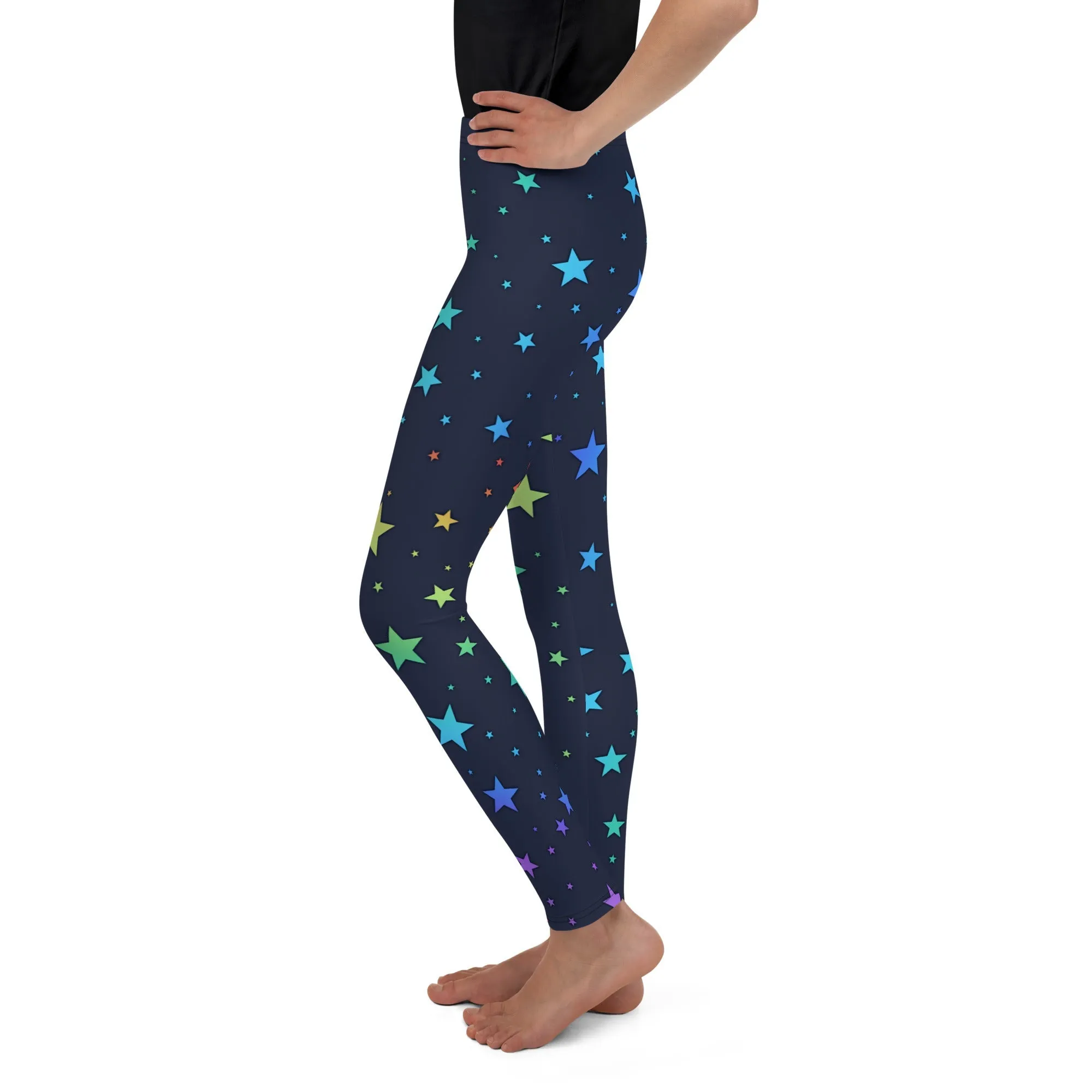 Rainbow Stars Youth Leggings