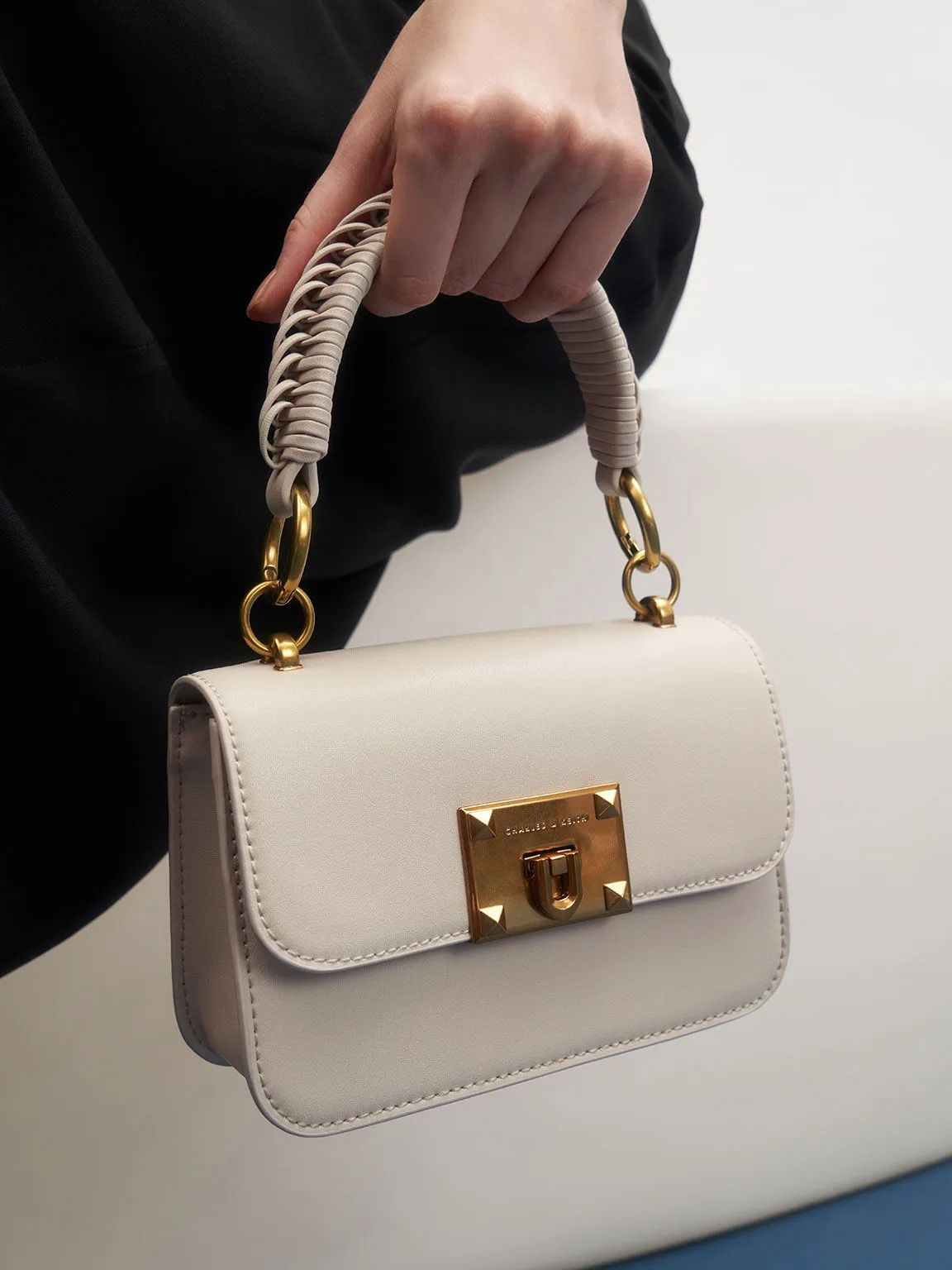 Raleigh Top Handle Bag - Ivory