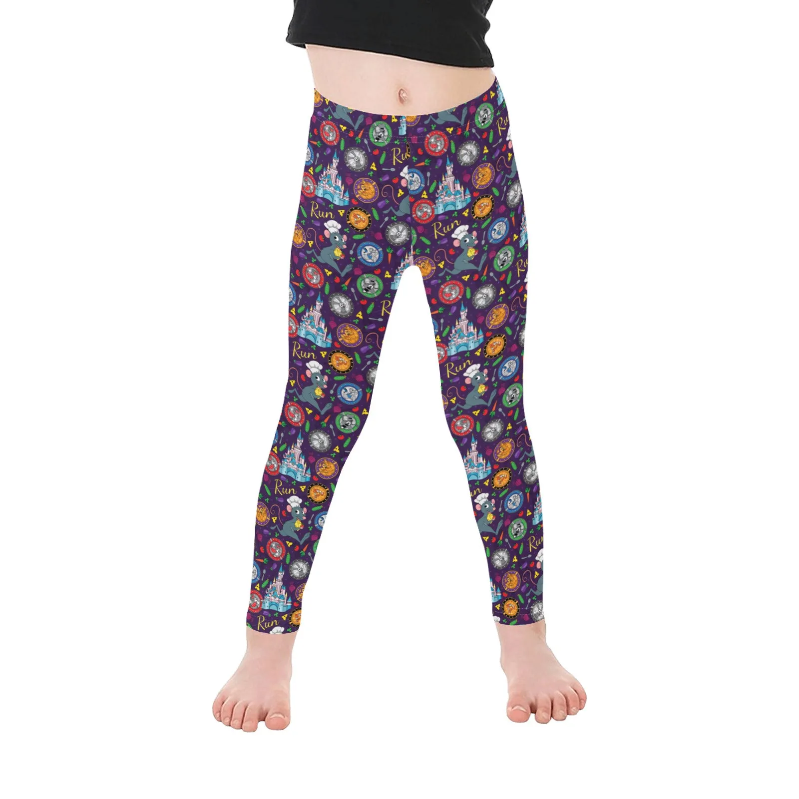 Ratatouille Wine And Dine Race Kid's Leggings