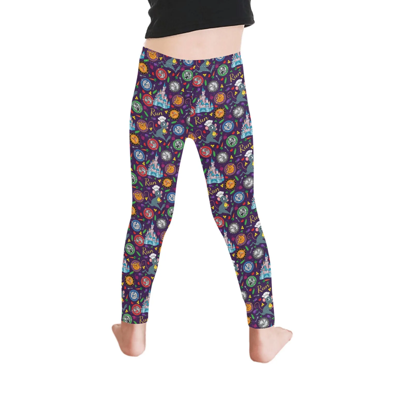 Ratatouille Wine And Dine Race Kid's Leggings