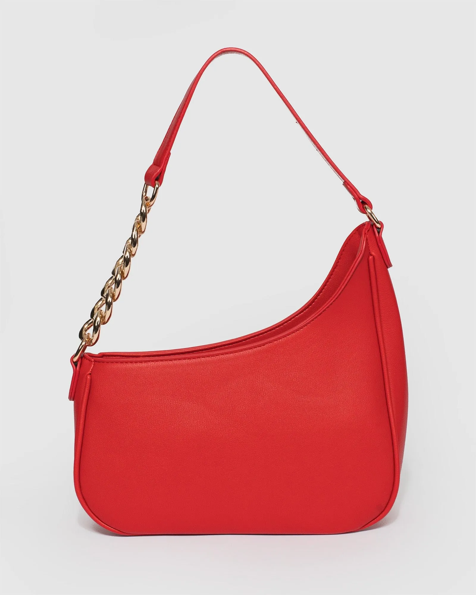 Red Monica Shoulder Bag