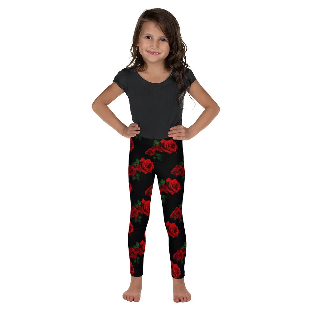 Red Roses Kid's Leggings