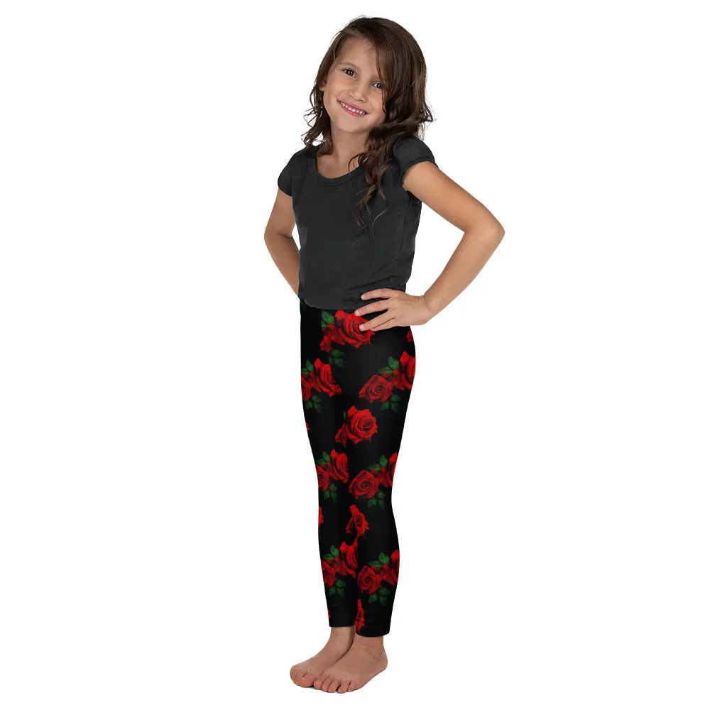 Red Roses Kid's Leggings