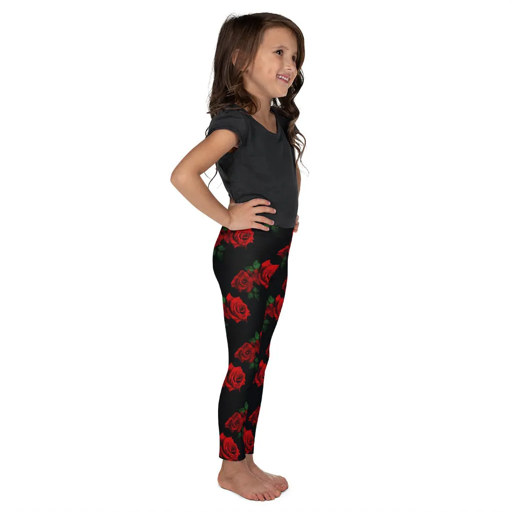 Red Roses Kid's Leggings