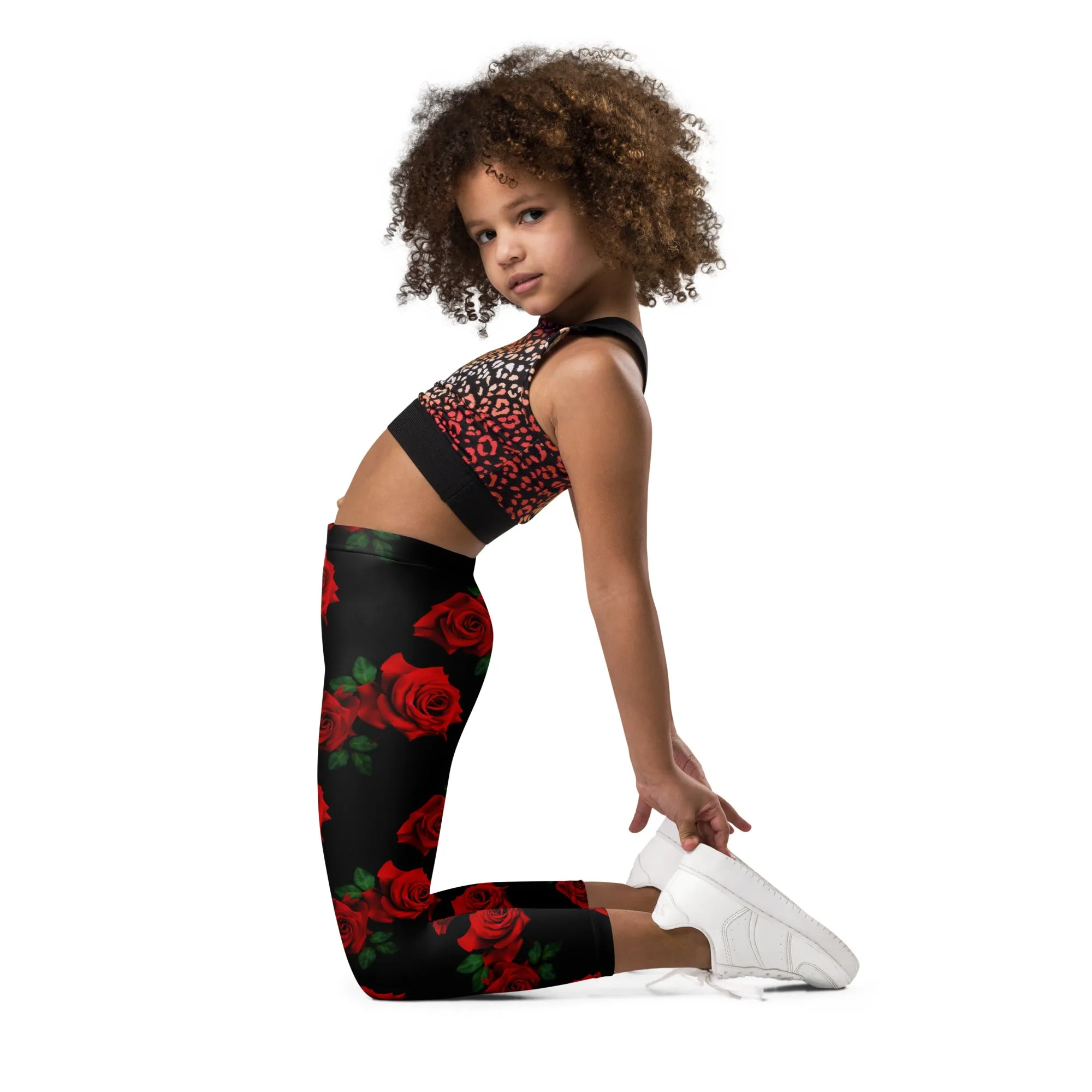 Red Roses Kid's Leggings