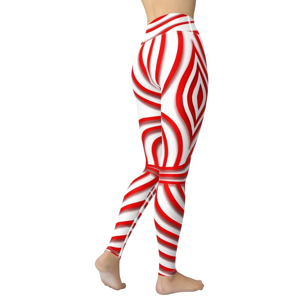 Red Target Yoga Leggings