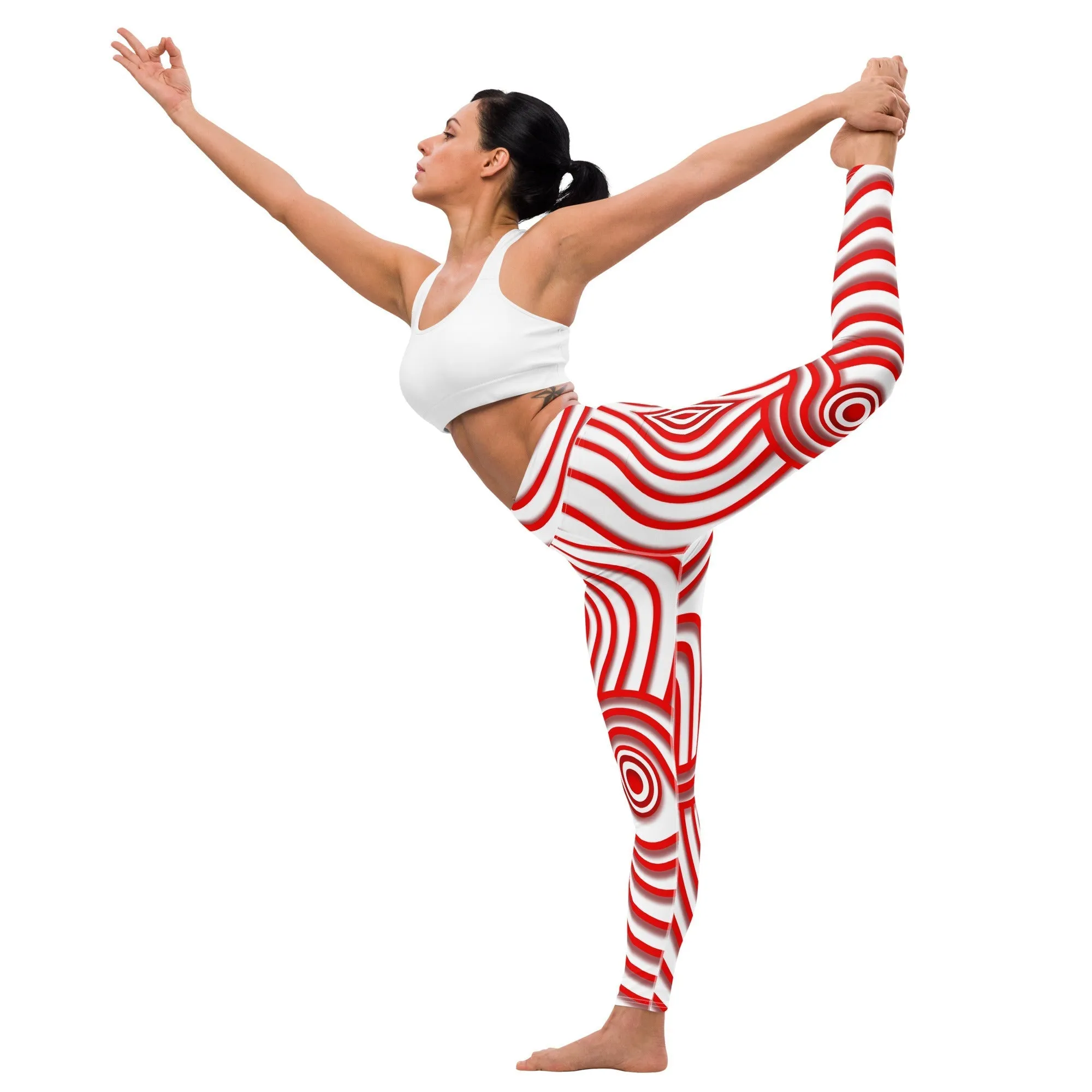 Red Target Yoga Leggings