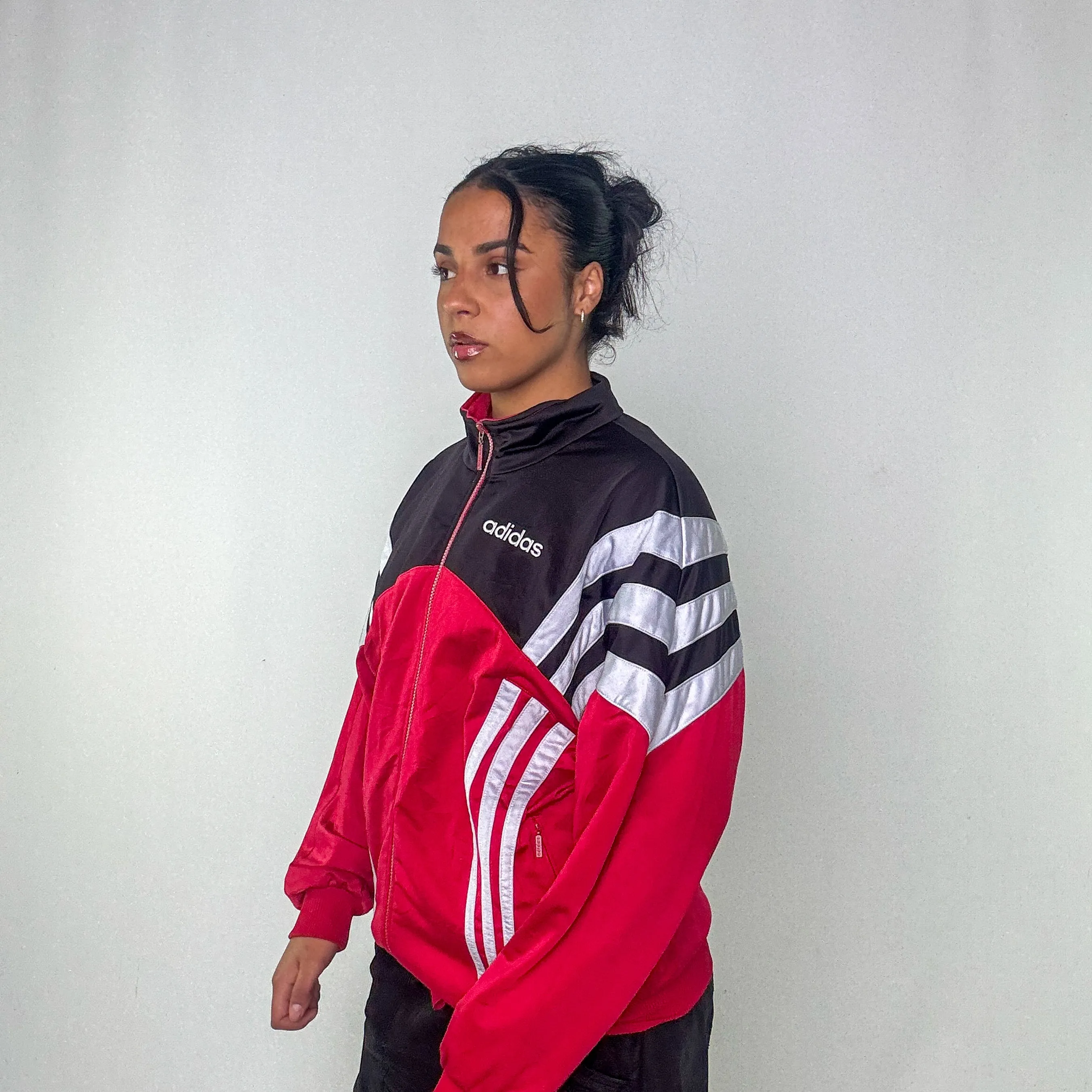 Red y2ks Adidas Track Jacket (L)