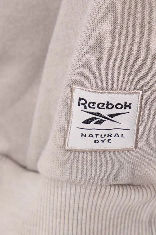 Reebok Classic cotton sweatshirt Dye Cropped women's gray color