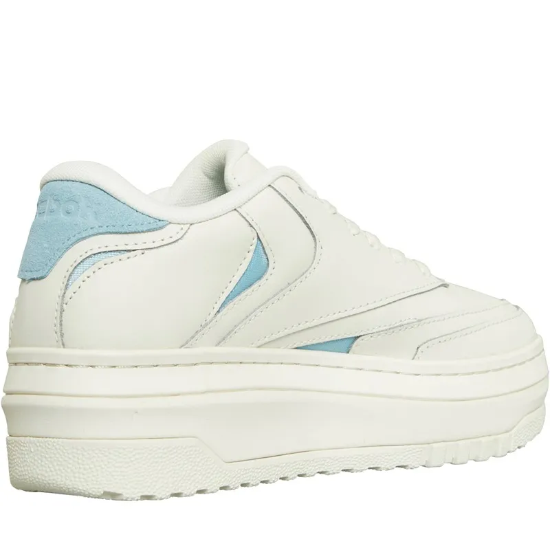 Reebok Classics Womens Club C Extra Trainers Chalk/Blue Pearl/Chalk