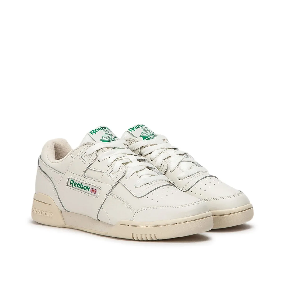 Reebok Workout Lo Plus (Beige / Green)