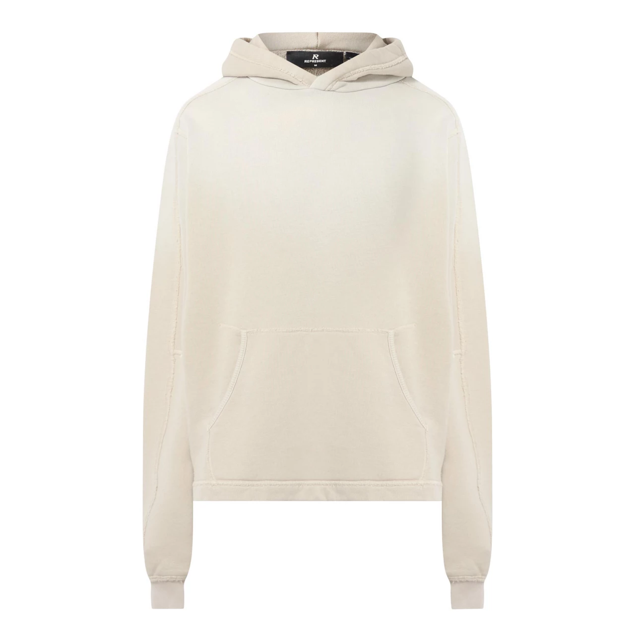 REPRESENT Step Hem Hoodie - Beige