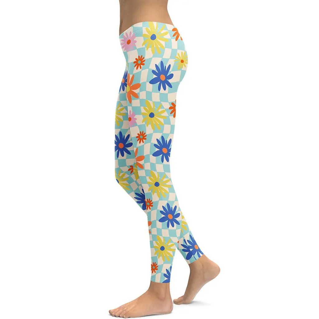 Retro Daisy Leggings