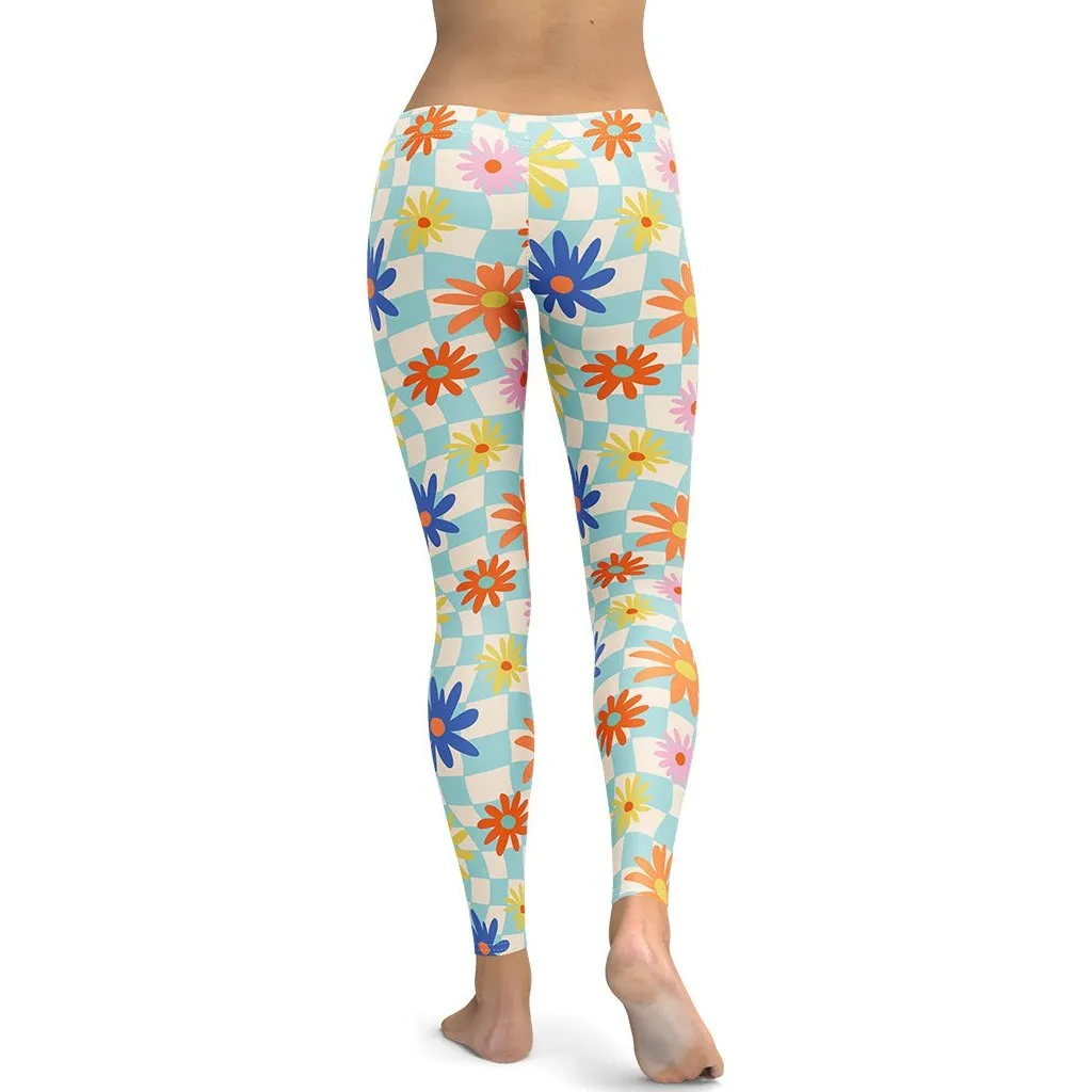 Retro Daisy Leggings