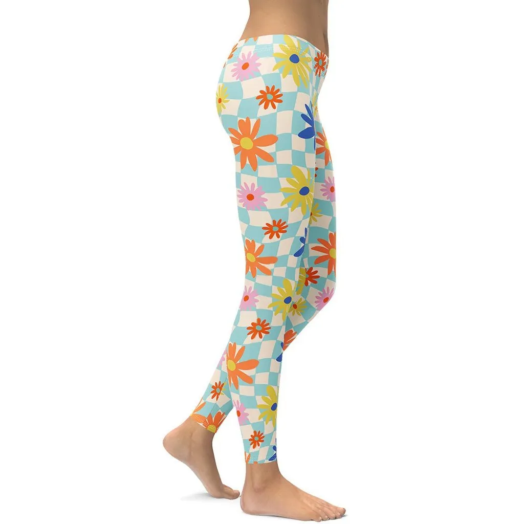 Retro Daisy Leggings