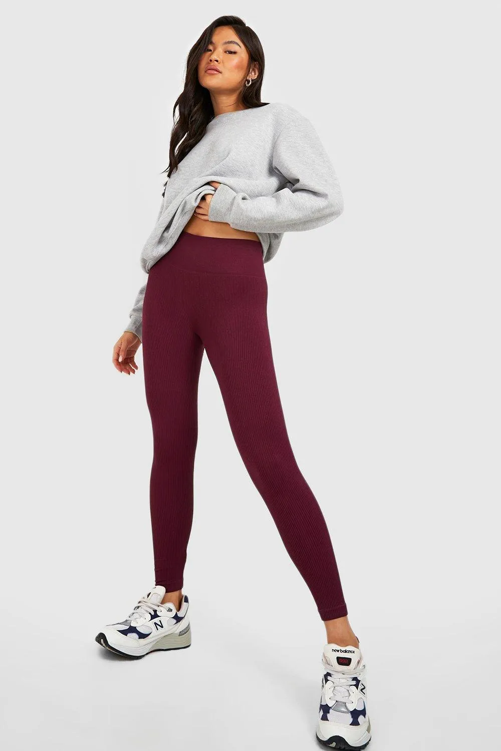 Ribbed Seamless High Waisted Leggings