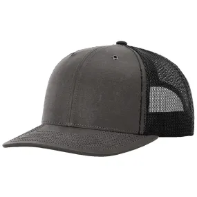 Richardson Charcoal/Black Split Fremont Trucker Hat