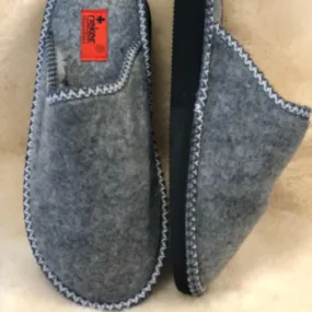 Rieker Ladies Grey Mule Slipper