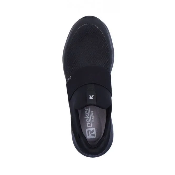 Rieker  Womens 42108-00 Black Slip-On Trainers