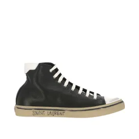 Saint Laurent    Saint Laurent Malibu Leather Sneakers