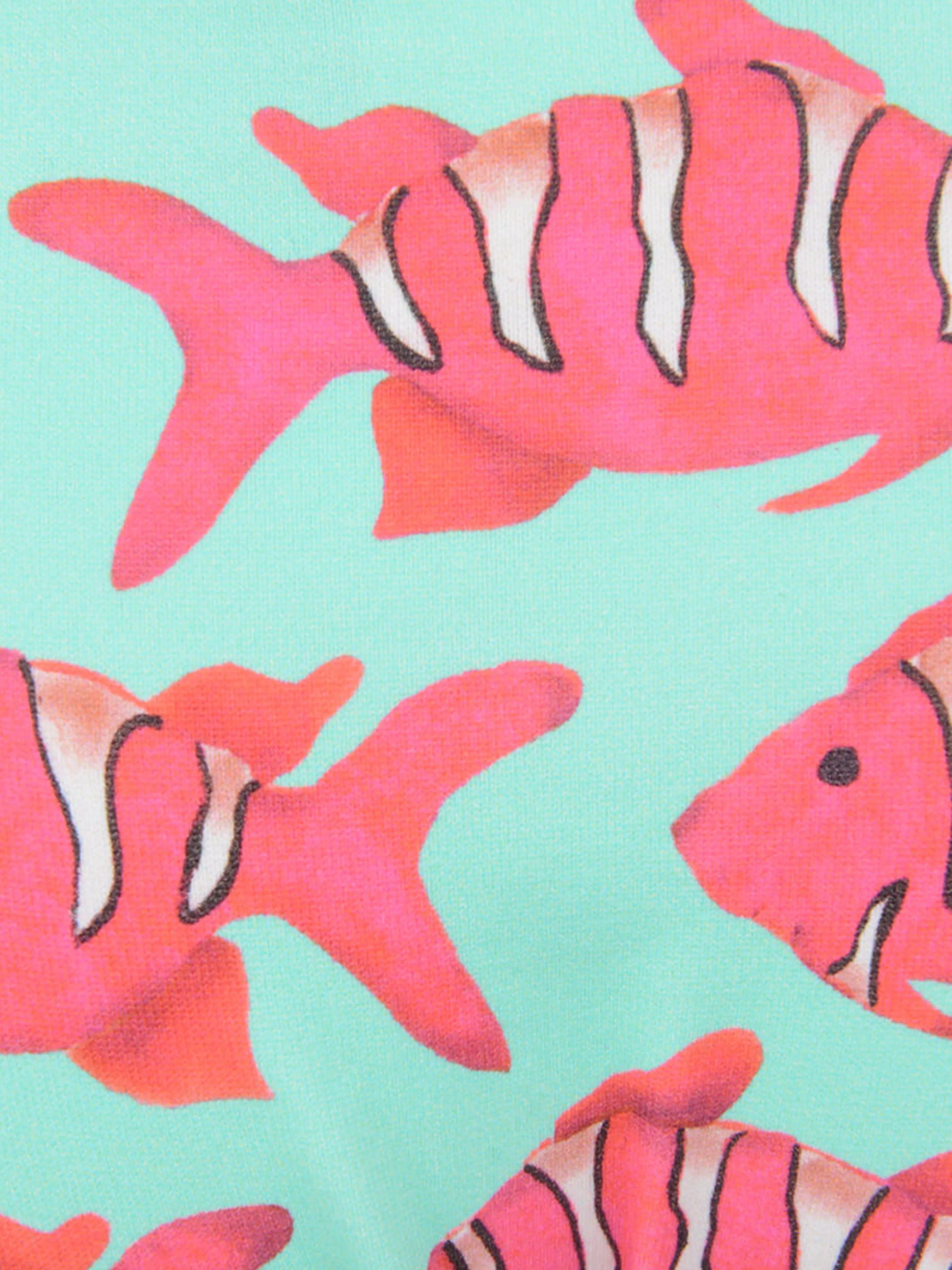 Selini Action Girls Fishes Print Bikini