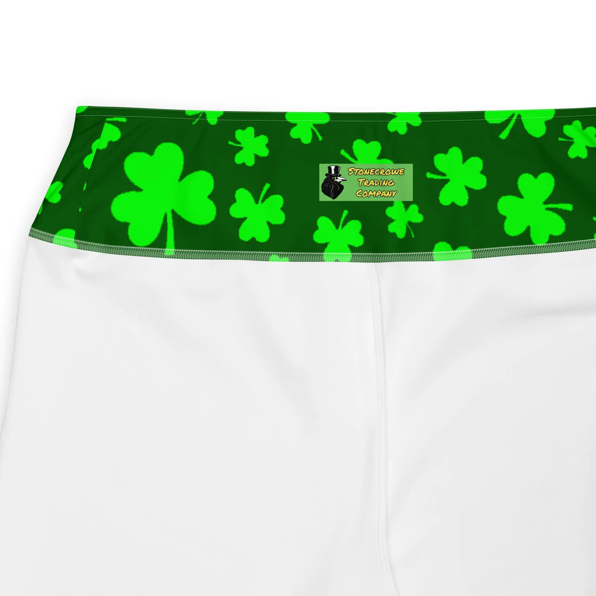 Shamrock Print Plus Size Leggings