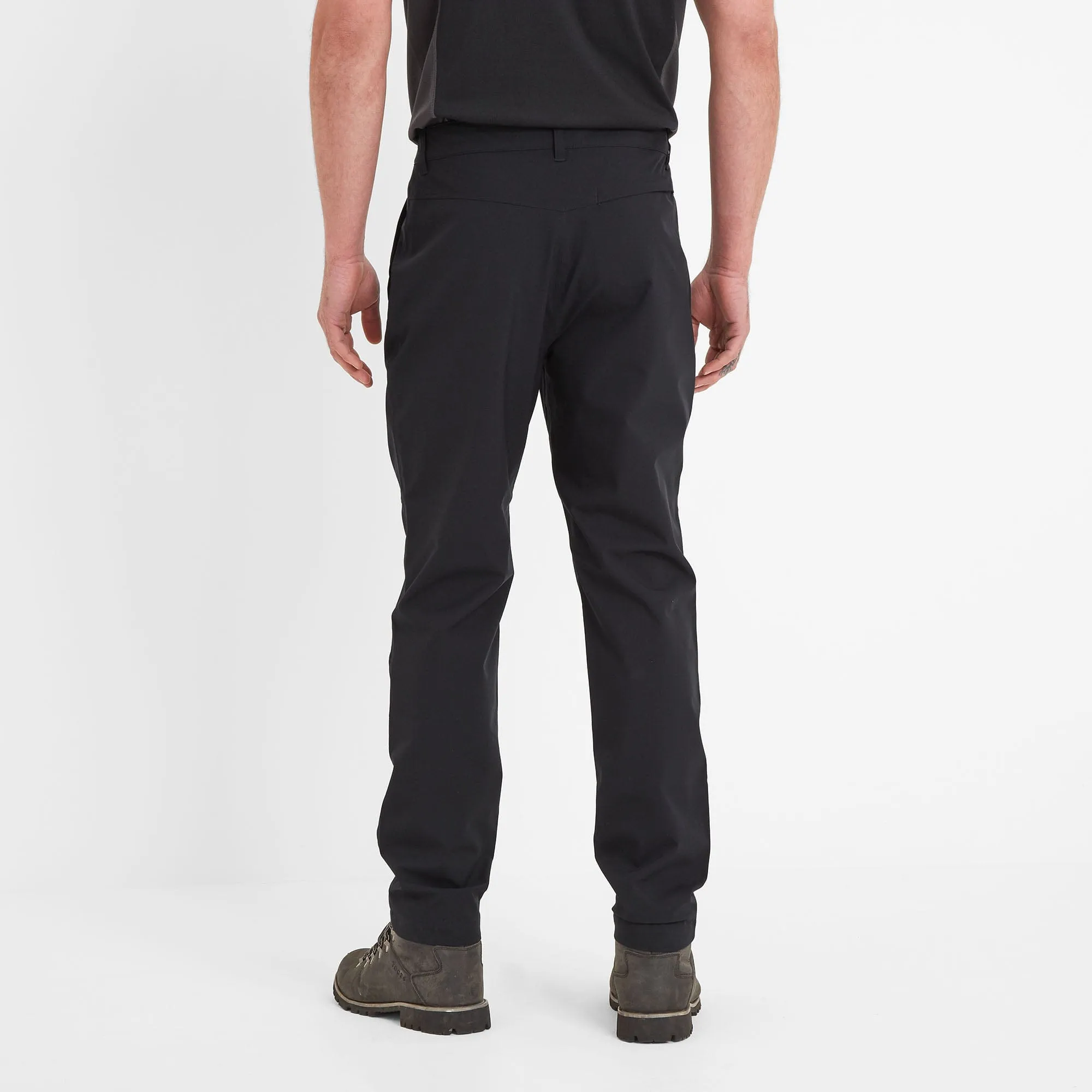 Silsden Mens Waterproof Trousers Long - Black