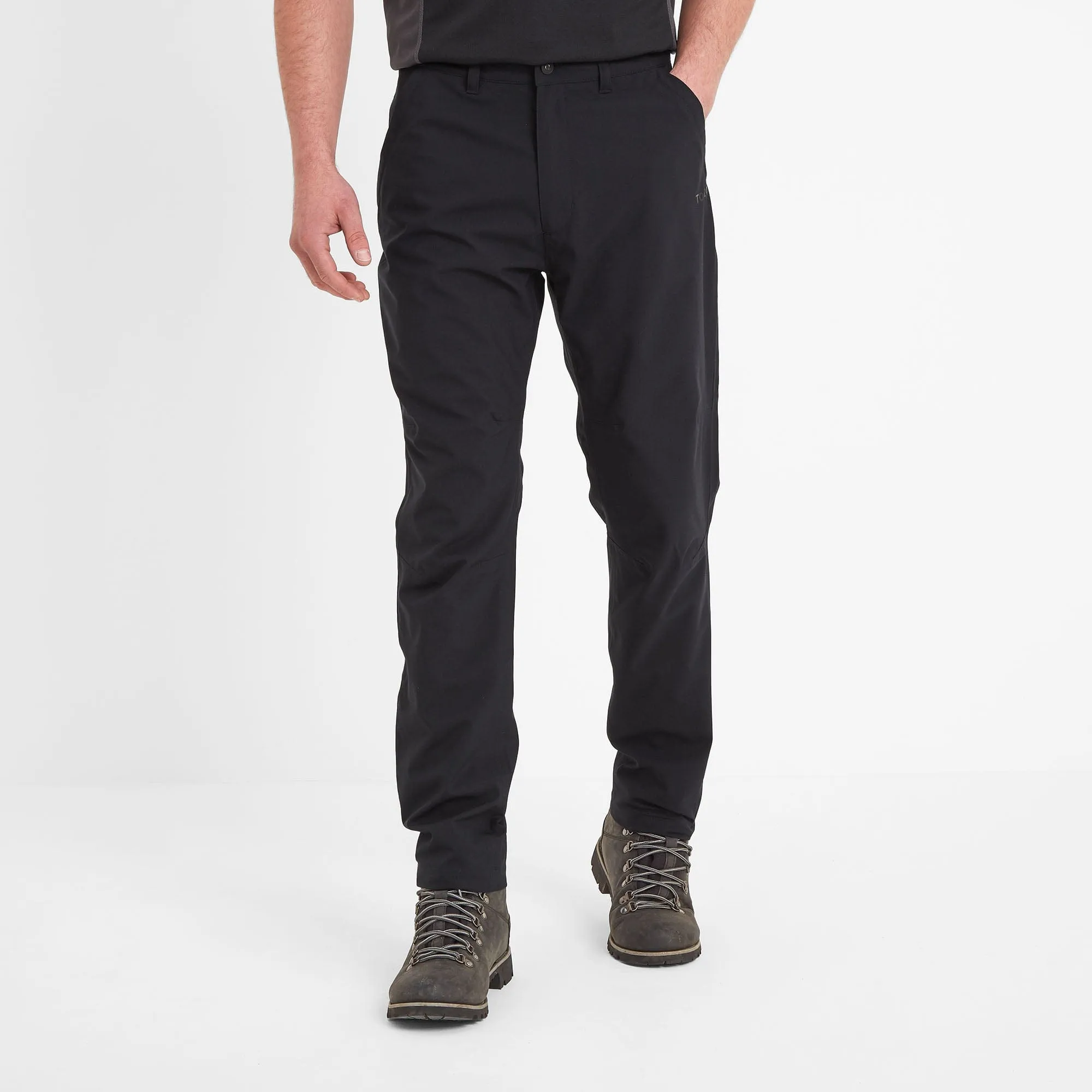 Silsden Mens Waterproof Trousers Long - Black