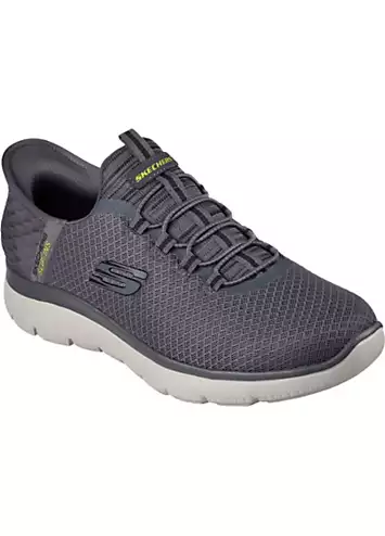 Skechers Mens Grey Summits High Range Trainers | Grattan