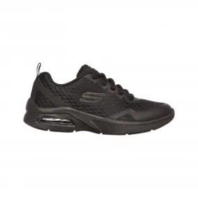 Skechers Microspec Max | Black Textile & Trim | Childrens School Trainers