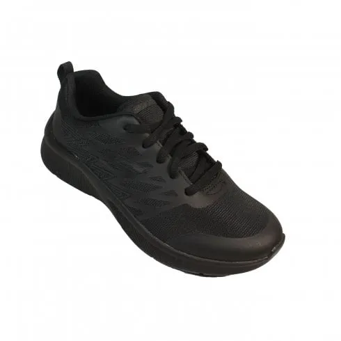 Skechers Microspec - Quick Sprint | Black | Childrens School Trainers