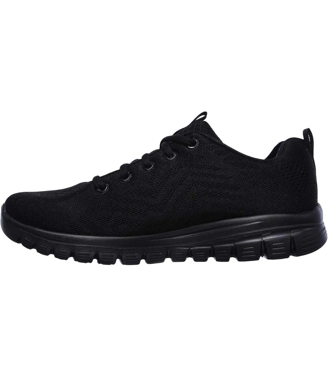 Skechers Womens/Ladies Graceful Get Connected Trainers (Black) - UTFS8008