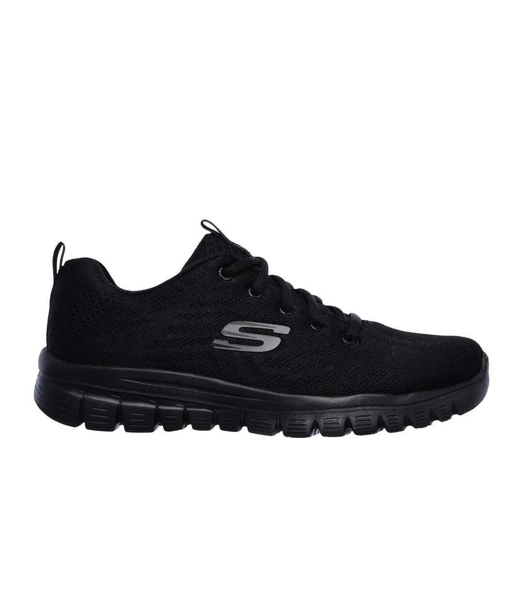 Skechers Womens/Ladies Graceful Get Connected Trainers (Black) - UTFS8008